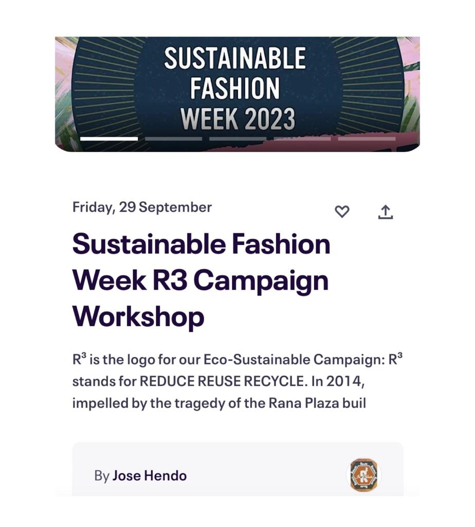 Sustainable fashion week